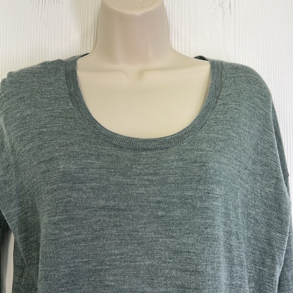 Madewell - Southstar Lightweight Merino Wool Pullover Light Green Sweater SZ XS - Picture 3 of 10